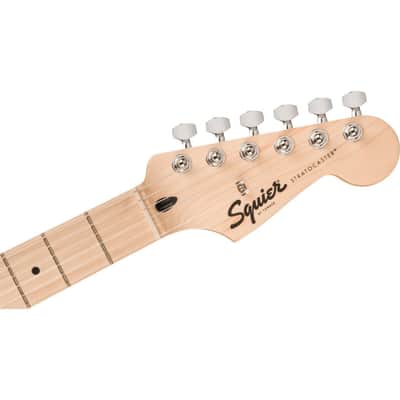 Fender Squier Sonic Stratocaster HT 6-String Right-Handed Electric Guitar with Poplar Body and Maple Fingerboard (Arctic White) image 5