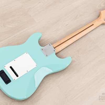 1996 Fender Stratocaster ST-Champ10 ST-CH-435 Mini Electric Guitar Sonic Blue w/ Built-In Speaker, Japan MIJ image 10