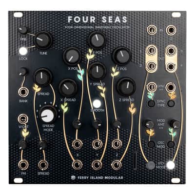 Ferry Island Modular Four Seas Eurorack Wavetable Oscillator Module image 1