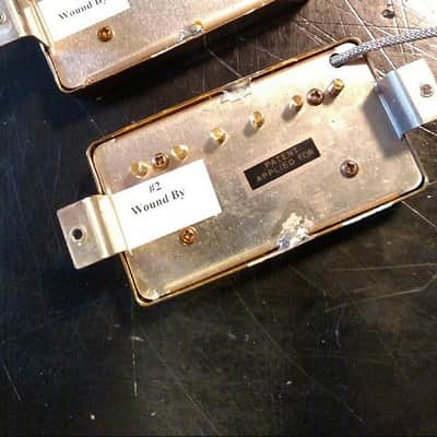 Gibson Burstbucker 1 and 2 Pickup Set Gold image 2