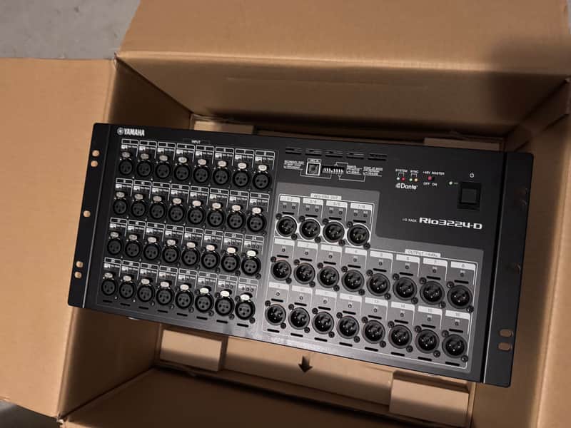 Yamaha Rio3224-D 32 Channel I/O Rack image 1