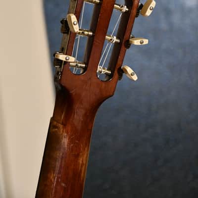 Video Sample - Antique German Romantic Guitar – Player-ready, 1930s, All Solid-Wood, Great Condition and Sound image 10
