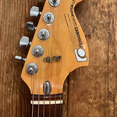 Fernandes Stratocaster Stone Logo 1970's White with case image 4
