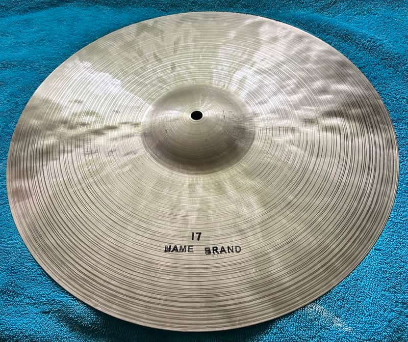 Name Brand 17 Inch "Signature" Paper Thin Crash Cymbal, 943 Grams, Video Demo. image 1