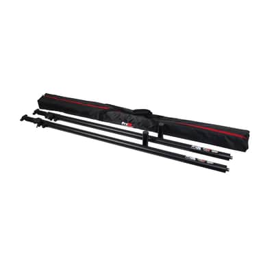 Pro X Set of 2 Atlas Telescoping Poles Black 56"–96" Adjustable Height image 1