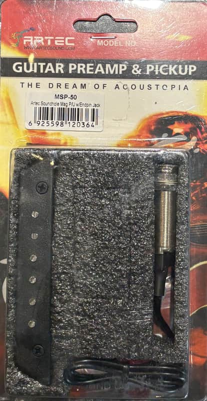 New Old Stock Artec MSP-50 Acoustic  Guitar SOUNDHOLE Pickup image 1