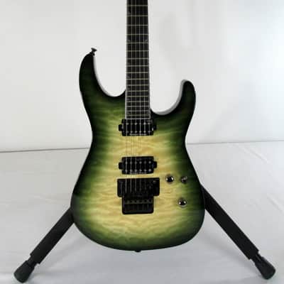 Jackson Pro Soloist SL2Q MAH AB Alien Burst Never Played or Displayed 2018 New Old Stock Elec Guitar image 11