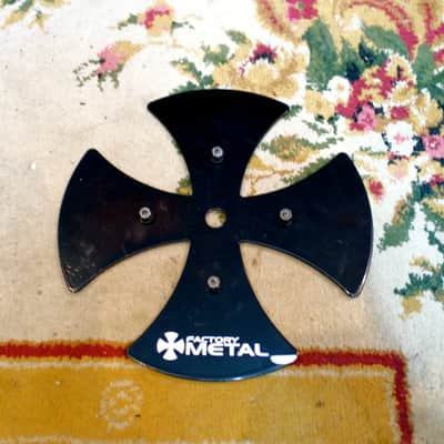 Factory Metal Percussion Factory Metal Percussion Street FX Black Cross Crashersz with jingles image 2