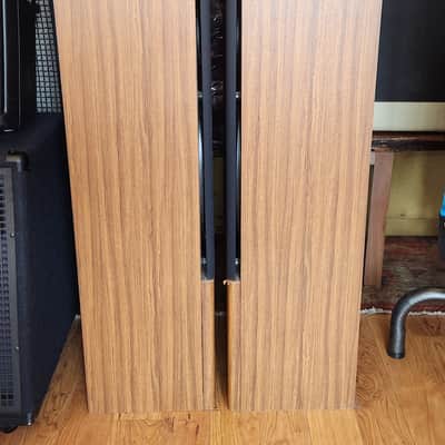 Vintage 1980s Kenwood JL-1090AV 3-Way Tower Floor Speaker Pair Wood image 5