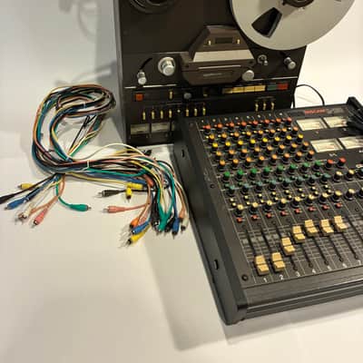 TASCAM Model 38 and M-208 Package Deal Possible 1988 - Grey Metal image 5