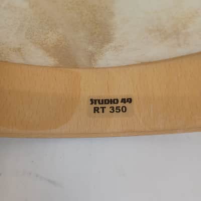 Studio 49 RT350 13"Framedrum Hand Drum Natural Calf Skin 6x Tunable Lugs Germany image 6