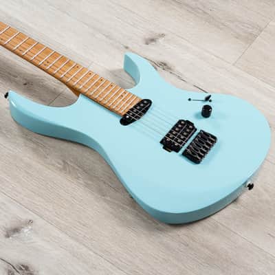 Balaguer Select Diablo Retro 27-Fret Guitar, Roasted Maple Fretboard, Hardtail, Cerulean Blue image 1