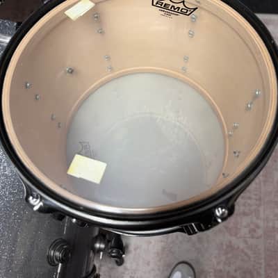 DW Collectors Series Drum Set + Edge Snare - 90s Gold Badge Keller Shell  - Custom Sparkle Lacquer image 10