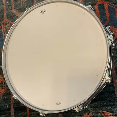 DW Collector's Series Brass 6.5 x 14 inch Snare Drum - Black Nickel image 7