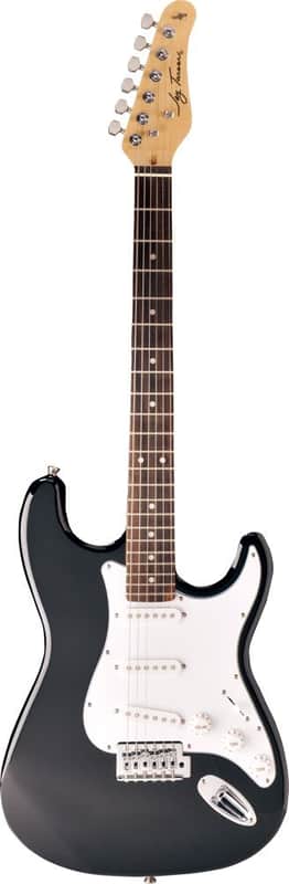 Jay Turser USA Guitar Double Cutaway Black JT-300-BK-A-U image 1