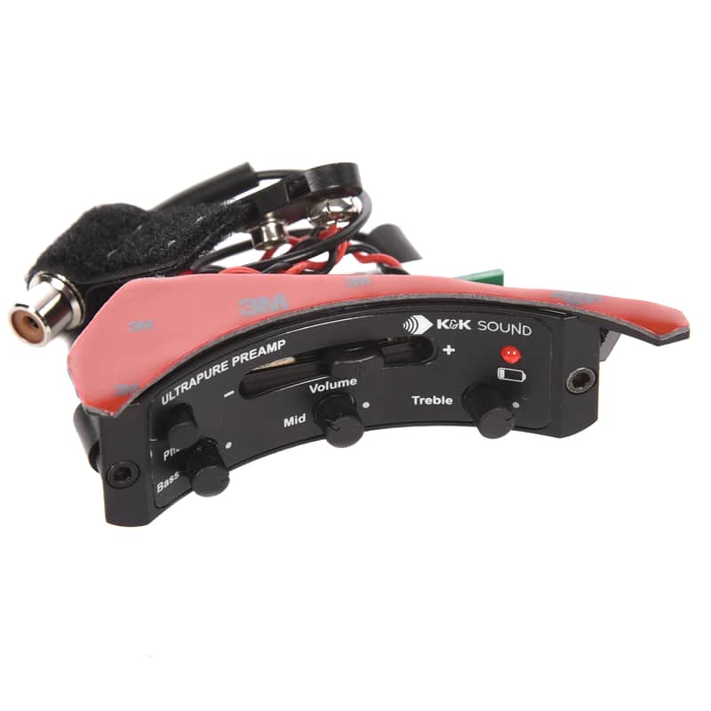 K&K Sound UltraPure Mini Bridge Plate Acoustic Pickup image 1