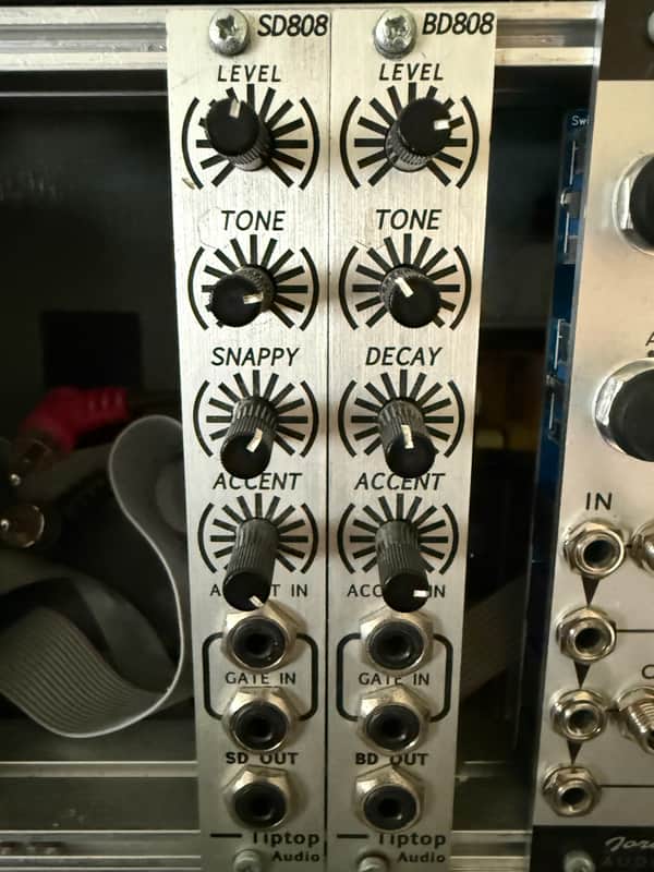 Tiptop SD808 and BD808 Snare + Bass Drum modules (bundle) image 1
