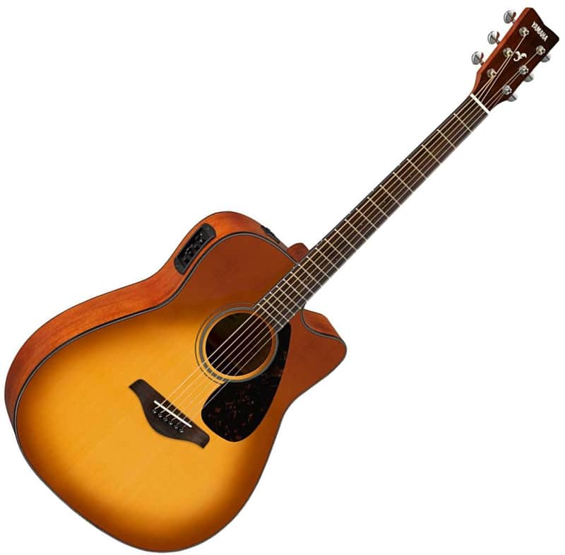 Yamaha FGX800C SDB, FG Series Acoustic Electric Guitar - Sand Burst