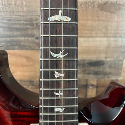 PRS Hollowbody II Piezo Electric Guitar, Custom Color Fire Red Wrap, Hard Case, Free Ship, 171 image 9