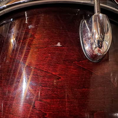 Gretsch Catalina Maple Square Badge 7x10" Rack Tom 2015 - Present - Deep Cherry Burst image 7