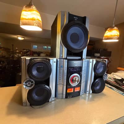 Sony MHC-GX450 Stereo System 3-CD, Dual Tape, Mini Hi-Fi Component Fully Working image 3
