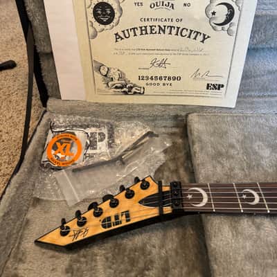 ESP LTD KH Ouija Natural Kirk Hammett Signature 2017 - Present - Natural Gloss image 12