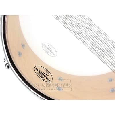 Canopus Yaiba Maple Snare Drum 14x5.5 Antique Natural Matte Lacquer image 4
