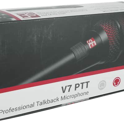 Immagine Se Electronics V7 PTT Handheld Dynamic Microphone w/Push-To-Talk Switch+Clip - 9