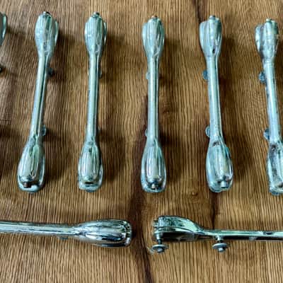 Slingerland Vintage Marching Snare Drum Lugs Vintage 60's Set of 8 image 2