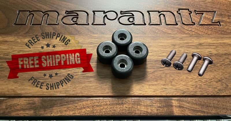 (4) Marantz Rubber Feet W/Screws/2325,2220B,2230,2270, 2252B, 2285B, 2245 Feet image 1