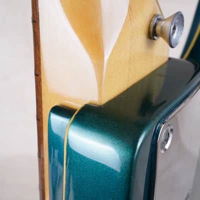 Teisco SPB-200 Spectrum Bass Reissue MIJ 2001 Metallic Blue Short Scale 30' Japan w/ Bag image 16