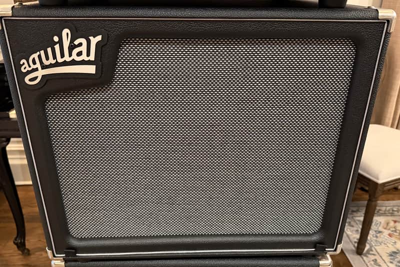 Aguilar SL 210 Super Lightweight 400-Watt 2x10" Bass Cabinet (8 ohms) - Black image 1