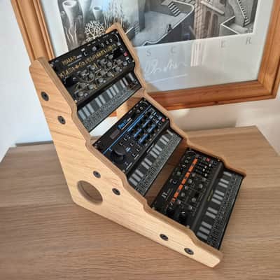 Behringer  Pro VS Phara O JT Mini synthesizer wooden Oak Veneered MDF triple stand Pro VS Phara O JT Mini image 2