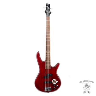 Ibanez GIO GSR200 Electric Bass - Transparent Red image 3