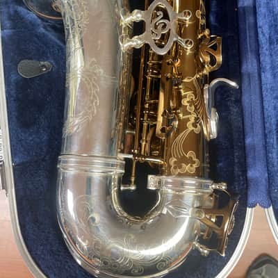 P. Mauriat System 76 Alto Saxophone (3rd Edition) Greg Osby Signature Model 2020s - Silver bell / Vintage Brass body image 5