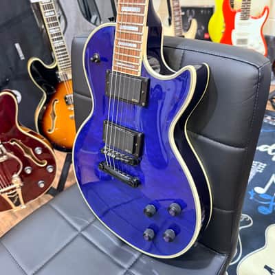 🔥2019🔥 Epiphone Les Paul Prophecy Custom Plus EX~ Midnight Sapphire~ EMG P’Ups image 7