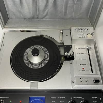 VANROCK Vinyl Recorder Full Set with Blank Discs Stylus Heater Manual Ready image 7