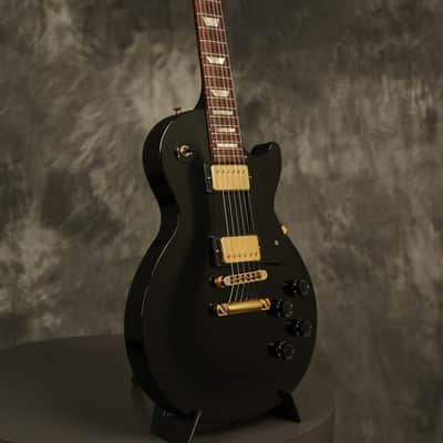 1994 Gibson Les Paul Studio Black/Ebony with GOLD hardware image 8