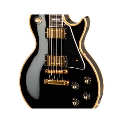 1968 Les Paul Custom Reissue Gloss Ebony Gibson image 9