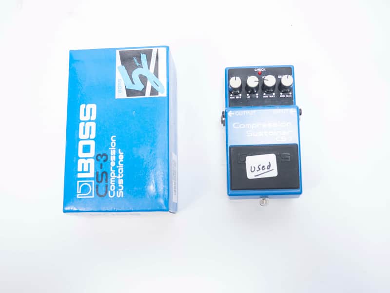 Boss CS-3 Compression Sustainer (Silver Label) 1997 - Present Blue image 1