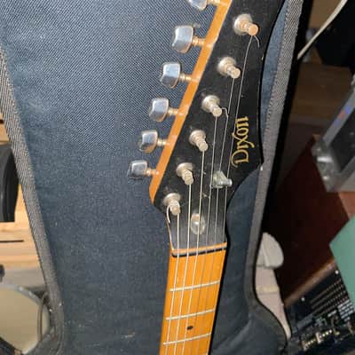 Dixon Stratocaster Style Electric Guitar 1980’s - Black image 2