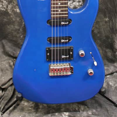 1989 Charvel Charvette Model 200/250 HSS Blue Electric Guitar image 1