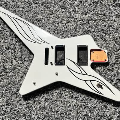 1990s MIJ ESP Random Star Body White Pearl Akira Takasaki EVH image 2