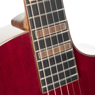 Cort MODERNBURGANDY Masterpiece Series Modern Burgundy Acoustic-Electric Guitar w/ Hard Case - Burgundy (MODERNBURGANDY-U) image 9
