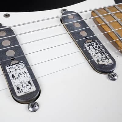 Fender American Standard Stratocaster USA 1995 Black Schecter MonsterTone PUs w/ Bag image 10