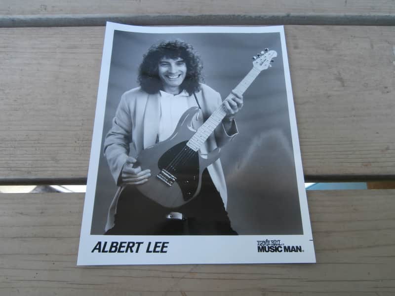 Vintage Late 1980's Ernie Ball Music Man Albert Lee Gloss Promotional Photo! Rare, Original! image 1