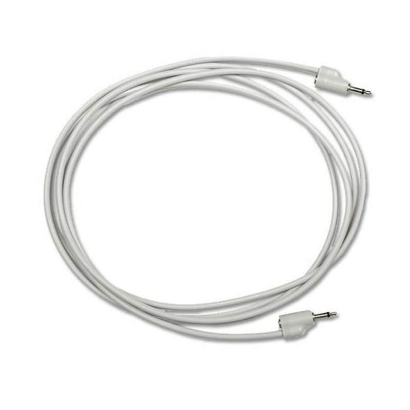 TipTop Audio Stackable Shielded 3.5mm & 1/8'' Jack & Plug Patch Cable (2.5m/gray/single) image 1
