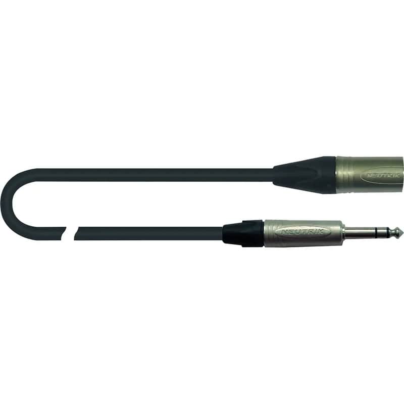 Quik Lok Ittop/Mjs 0.3 Cavo Cannon Xlr Maschio / Jack 6.3 Trs Stereo 0.3 Mt image 1