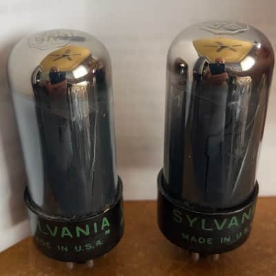 Sylvania/RCA Fender Deluxe Tweed Retube Set  (1 12AX7, 1 12AY7, 2 Sylvania  6V6, RCA 5Y3) Perfect Matched 6V6! image 3