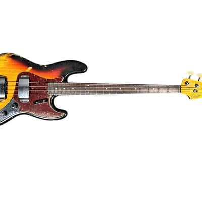 Fender Custom Shop Time Machine Heavy Relic 1961 Jazz Bass, Faded Bleached 3 Tone Sunburst /Rosewood SIMILAR ON ORDER ETA Dec. 2026 image 12
